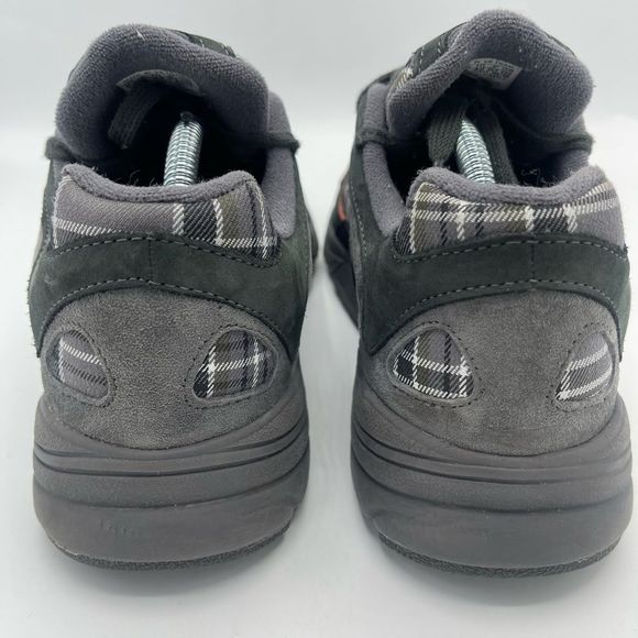 Adidas Yung-1 Black Orange Plaid Low Top Sneaker main image 6